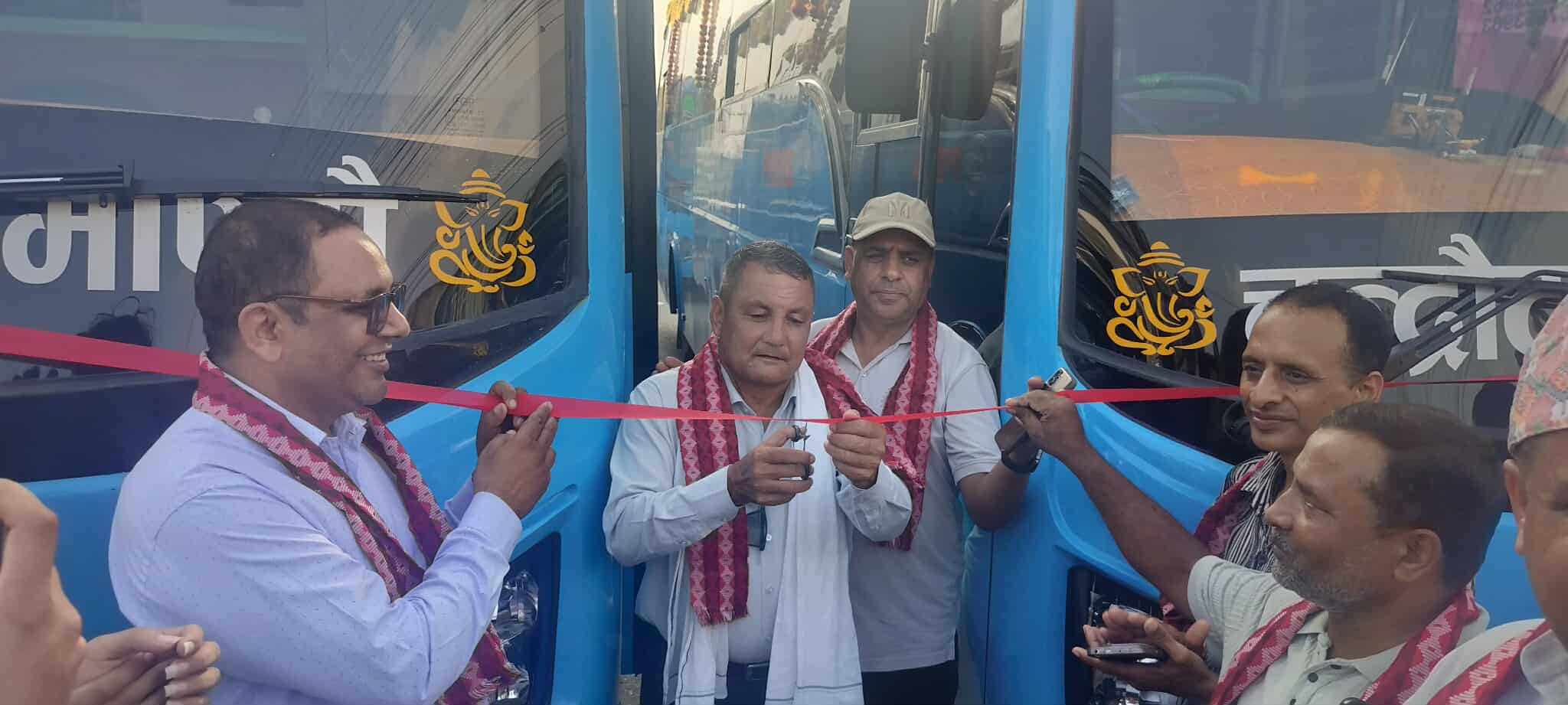 चन्द्रौटा देखि काठमाडौंका लागि ‘बुद्धभूमि मेट्रो बस’ सञ्चालनमा