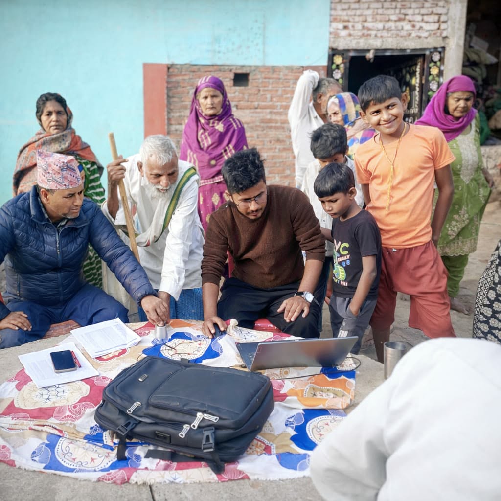 विजयनगरमा घर–घरमै बायोमेट्रिक सेवा