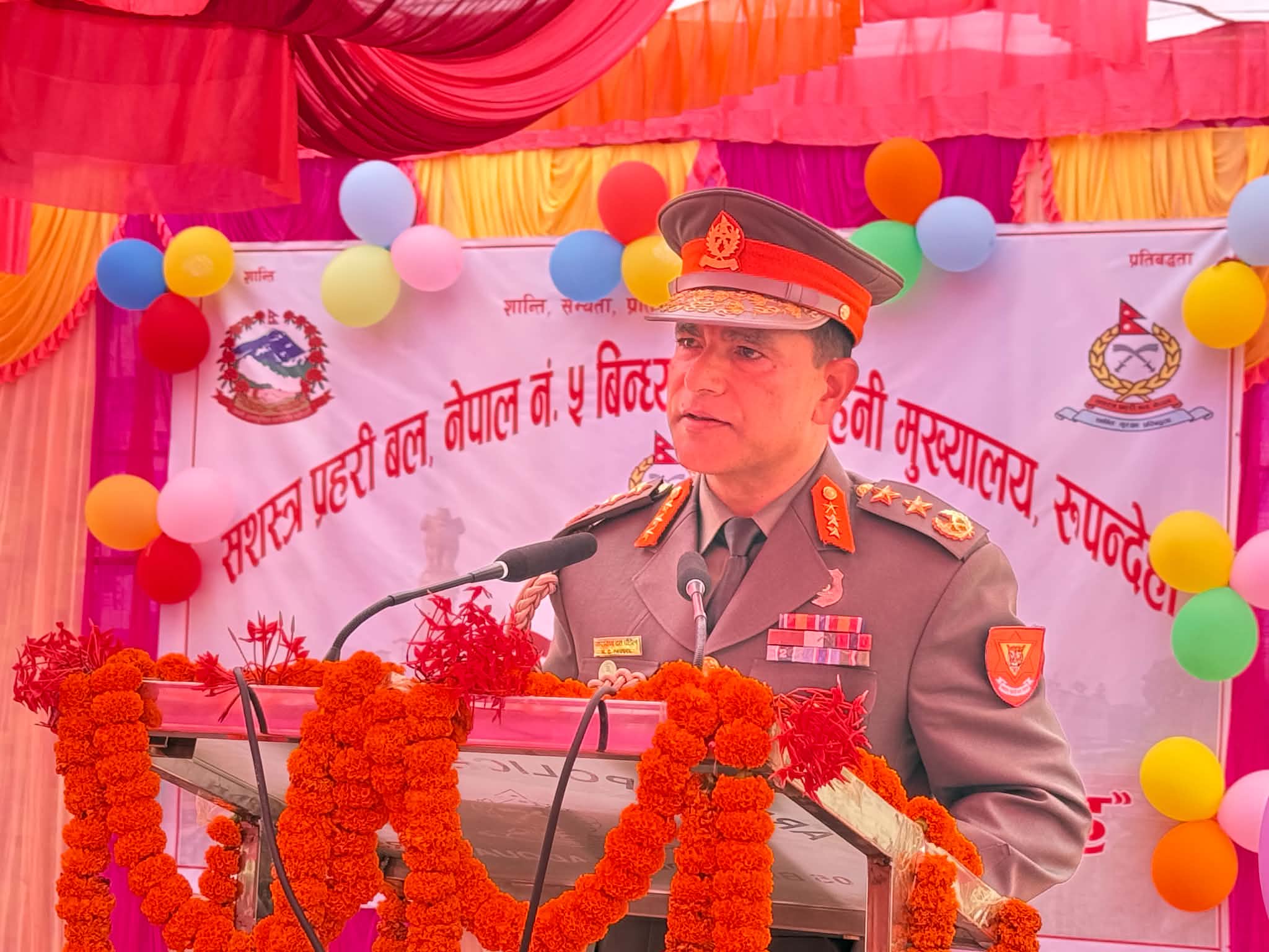 सशस्त्र प्रहरी सीमा सुरक्षाको पहरेदार हो : महानिरीक्षक पौडेल